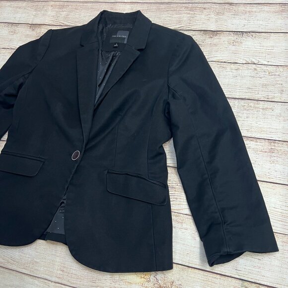 The Limited Black Blazer Size Small Classic Career Professional 1-Button - Picture 9 of 11